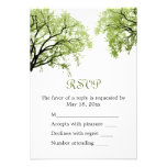 Spring Trees 2 - RSVP Card invitations