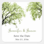 Spring Trees 2 - Save the Date Stickers stickers