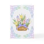 Spring Tulip Basket Card