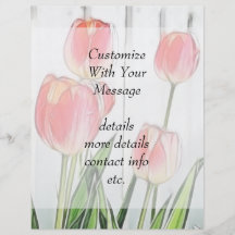 Spring Tulips Full Colour Flyer