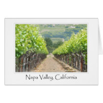 Spring Vineyard in Napa Valley California Greeting Cards