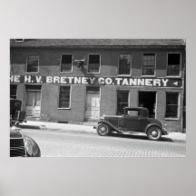 Springfield Tannery, 1930s Poster