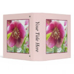 Springtime Hellebore Blossoms 3 Ring Binders