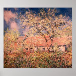 Springtime in Giverny by Claude Monet Print
