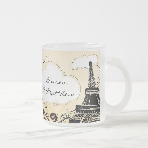 Springtime in Paris Eiffel Tower Coffee Mugs