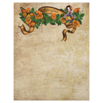 Springtime Orange Blossoms Fairy
