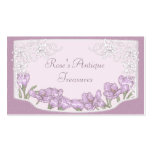 Springtime Purple Crocus Flowers Business Card Templates