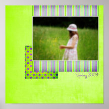 "Springtime" Scrapbook Page Poster