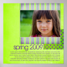 "Springtime" Scrapbook Page Print