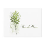 Springtime Thank You Postcard