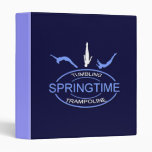 Springtime tumbling and trampoline Avery binder