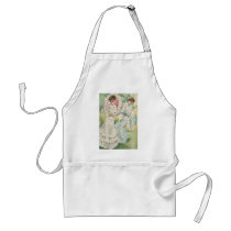 Springtime Victorian Ladies Apron