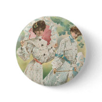 Springtime Victorian Ladies Pin