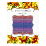 Springtime Wedding Save The Date Postcard