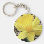 Springtime Yellow Daffodil Key Chains