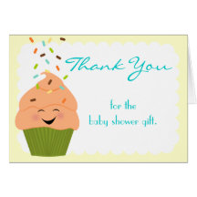 Sprinkles Gender Neutral Brights Thank You Card