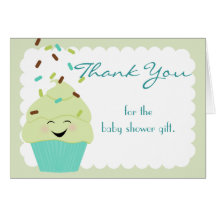 Sprinkles Gender Neutral Thank You Card
