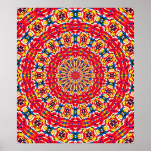 Sprinkles Kaleidoscope Poster