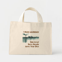 Sprouting Seeds Tote Canvas Bag