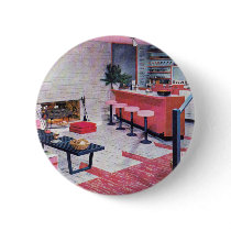 Spruce Up Your Basement Pinback Button