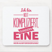 Spruch_Kompliziert_mono.png Tapis De Souris