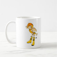 Sprytes Angels- Tomi white mug