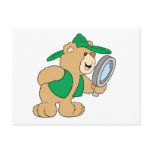 Spying Detective Bear Postcards