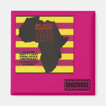 Sq. Magnet Black Randy Idi Amin Dangerhouse