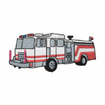 Squad Fire Truck Embroidered Jacket