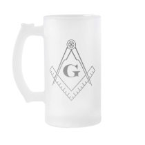 Square and Compass Beer Glass Mugs