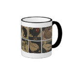 Square Animals Mug - Sheep, Hen, Lamb, Cock