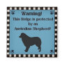 Square Aussie Magnet Blue