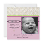 square baby, strawberry kiwi girl bandana 5x5, ... personalized invitation