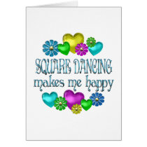 Square Dancing Happiness cards