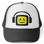 Square DJ Smiley Mesh Hats