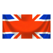 square english flag photo cards