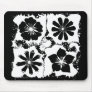 square flowers mousepads