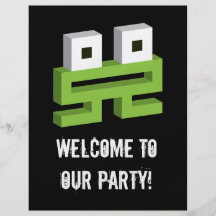 Square frog custom flyer