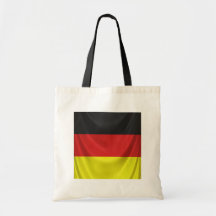 square german flag draped bags
