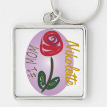 Square Key Chain