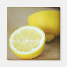 Square Lemon Magnet