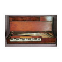 Square piano, 1767 (photo) posters