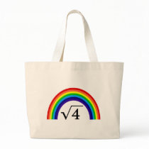 Square Root of 4 Equals Rainbow Bag