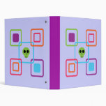 Square Skull Vinyl Binders