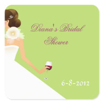 Square sticker