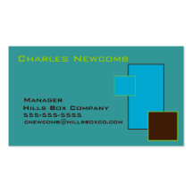 Squared Business Card Template