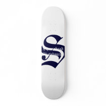 Squarehead Skateboards S Logo Skateboard Deck
