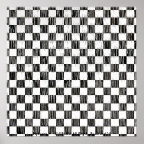 SQUARES - Etched Film Print