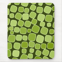 Squarish Greens Mousepad