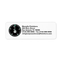 Squash Blossom Rosary Custom Return Address Labels